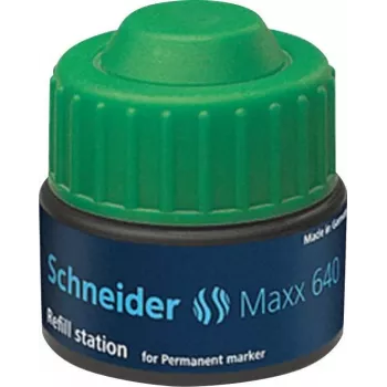 Náplňový inkoust pro popisovač Schneider Maxx 640, zelený, 30 ml 164004
