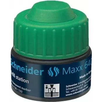 Náplňový inkoust pro popisovač Schneider Maxx 640, zelený, 30 ml 164004