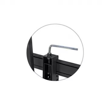 E+P WHS310 Tilting TV Wall Mount for 55-105 inch Screens up to 80 kg, Black