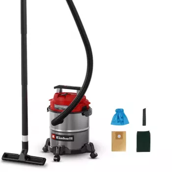 Vysavač na mokré a suché vysávání Einhell TC-VC 1240 S, 12 l, nerez, 1250 W 2347400