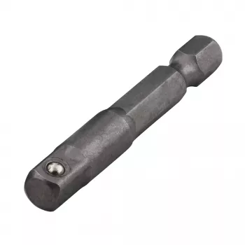 Adaptér nástrčného klíče Wolfcraft 1579000, šestihranná stopka 1/4 inch na čtyřhranný pohon 1/4 inch, chrom-vanadiová ocel