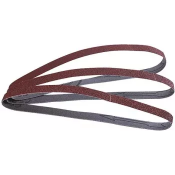 Wolfcraft 1725000 Sanding Belt Grit 80, 457 mm x 13 mm, 3 Pieces