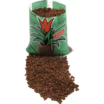 Keramzitové kuličky EUROPALMS, hnědé, 10 l, 8-16 mm – hydroponie a drenáž 83011005