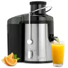 Odstředivý odšťavňovač Clatronic AE 3666 – černý/nerez, 400 W, 1,5 l nádoba na dužinu, 2 rychlosti 263804
