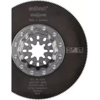 Segmentový pilový list Wolfcraft 4244000 85 mm HSS pro oscilační multifunkční nástroje, 1 kus