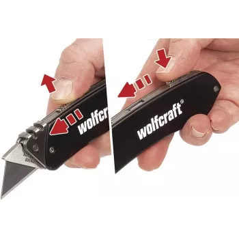 Volnočasový nůž z hliníku wolfcraft 4124000