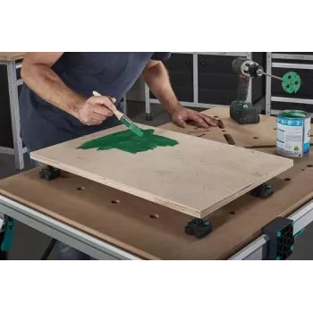 Upínací čelisti wolfcraft 6166000 pro pracovní stoly Master, sada 2 ks, černý plast