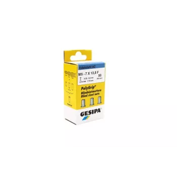 Slepá nýtovací matice GESIPA PolyGrip® M5 nerez A2, dřík 7 x 13,5 mm, 50 ks 1464888