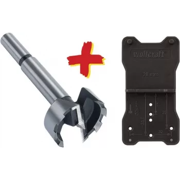 Vrták Forstner Wolfcraft 8728000 35 mm průměr, 90 mm délka, válcová stopka, 1 ks