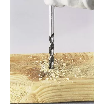 Wolfcraft 7612010 Wood Twist Drill Bit 12 mm x 151 mm Cylindrical Shank