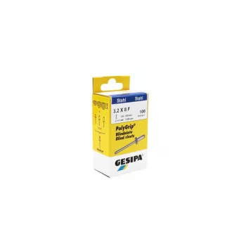 Slepý nýt GESIPA PolyGrip® 3,2 x 8 mm ocel/ocel, 100 ks 1464887