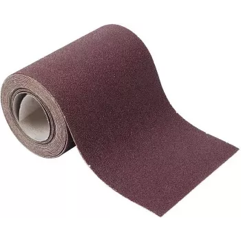 Wolfcraft 1739000 Hook-and-Loop Sandpaper Roll, 60 Grit, 115 mm x 4 m