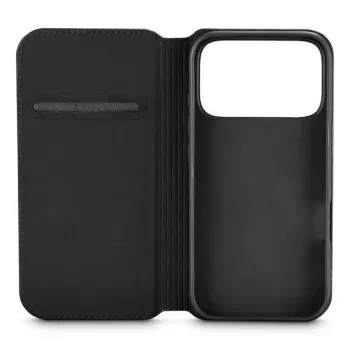 Pouzdro Black Rock Booklet Slim Folio pro Apple iPhone 17 Pro, černé 00080398