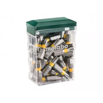 Sada bitů TX20 Security Torx Metabo 626712000, 25dílná, s magnetickým držákem bitů