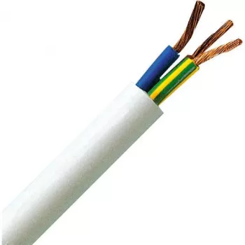 Napájecí kabel HEINRICH KOPP H05VV5-F 3G1,5 mm² bílý flexibilní oleji odolný PVC 25 m 151825002