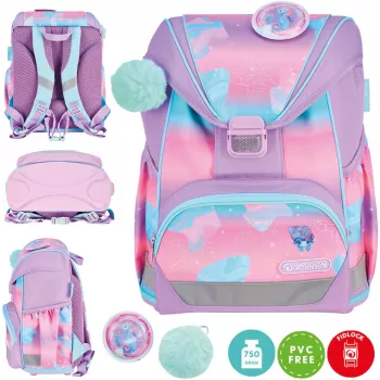 Školní batoh Herlitz Ultralight Set Seahorse Ocean Lights 6-9 let