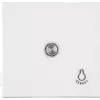 Spínač HEINRICH KOPP Paris, 2 kolébková tlačítka, pod omítku, 250 V, 10 A, bílý termoplast 490442007