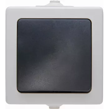 Modul přepínače Heinrich Kopp 565756004, černošedý, pod omítku, 10A 250V
