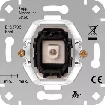 Modul tlačítka Kopp HK05/HK07, hliník 504700000