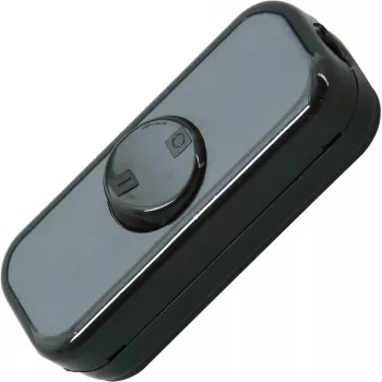 Kabelový přepínač HEINRICH KOPP černý 1pólový ZAP/VYP 10 A 250 V AC 193605002