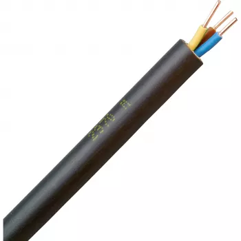 Zemní kabel HEINRICH KOPP NYY-J 3G1,5 mm², 10 m, černý 153310045