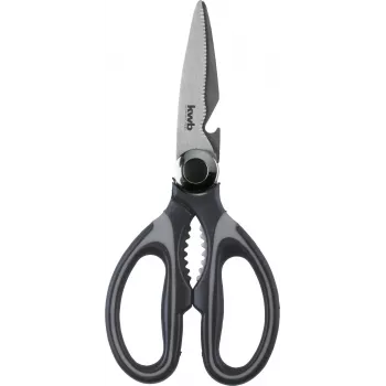 Kuchyňské nůžky kwb 020721, čepele z nerezové oceli, 210 mm, černé