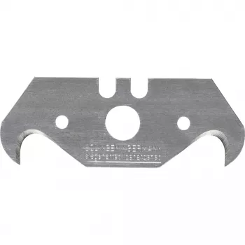Náhradní trapézové čepele s hákem KWB, 49 x 19 x 0,5 mm, 6 ks, uhlíková ocel 024306
