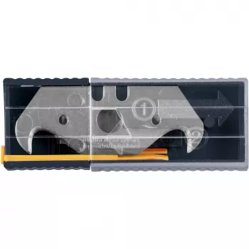 Náhradní trapézové čepele s hákem KWB, 49 x 19 x 0,5 mm, 6 ks, uhlíková ocel 024306
