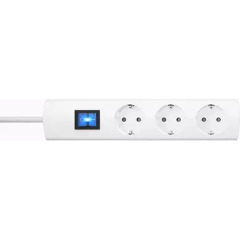 Prodlužovací kabel do interiéru Kopp UNOversal 3 zásuvky 1,4 m bílý 232502006
