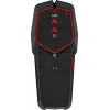 Multimateriálový detektor KWB SAFETY-FIXX 11620, dřevo, železný kov, vodič AC pod napětím, hloubka 38 mm, černá/červená