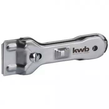 Plochý škrabák KWB 013810 s nerezovou čepelí a ergonomickou dvousložkovou rukojetí