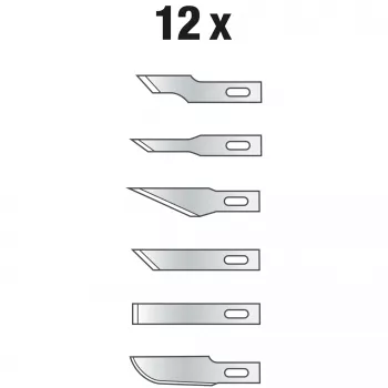Náhradní čepele pro nůž kwb 30 ks (023730)