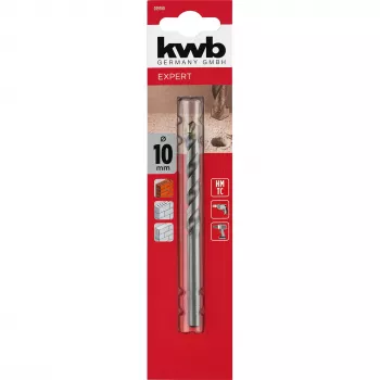 Vrták do kamene HSS kwb 039700 10 mm x 120 mm válcová stopka (1 ks)