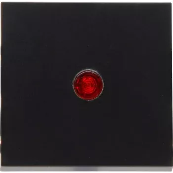 HEINRICH KOPP HK07 Flat Rocker with Red Lens, Matte Black 490063000