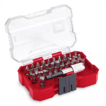 Sada bitů do šroubováku Einhell 32dílná s magnetickým držákem bitů, ocel S2, PH/PZ/drážka/Torx/imbus, šestihranná stopka 1/4