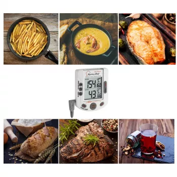 Digitální teploměr na pečení a do trouby TFA Dostmann Küchen-Chef 14.1503