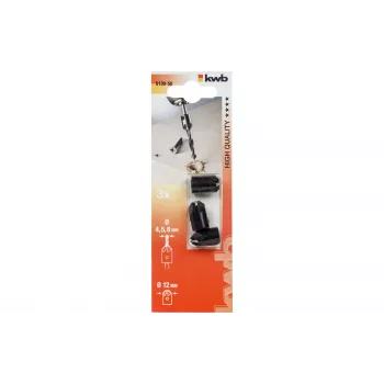 Sada záhlubníkových vrtáků KWB 513050, 3 ks, 4/5/6 mm, HSS, šestihranná stopka