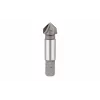 KWB 704840 HSS Countersink Bit 16 mm, 90°, 3-Flute, Cylindrical Shank