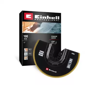 Ponorný pilový list Einhell 708059 BIM-TI 100 mm bimetal pro oscilační multifunkční nástroje, 1 ks