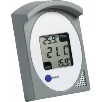 TFA DOSTMANN 30.1017.10 Digital Indoor Thermometer with Comfort Level Indicator, White