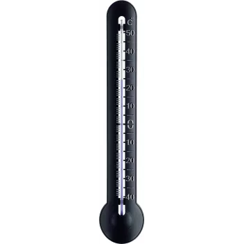 Analogový vnitřní/vnější teploměr TFA Dostmann, černý (12.3048)