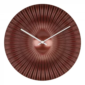 Rádiové nástěnné hodiny TFA Dostmann 60.3520.51 330 mm měděné