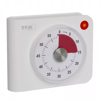 Digitální kuchyňský časovač TFA Dostmann bílý 38.2058.02
