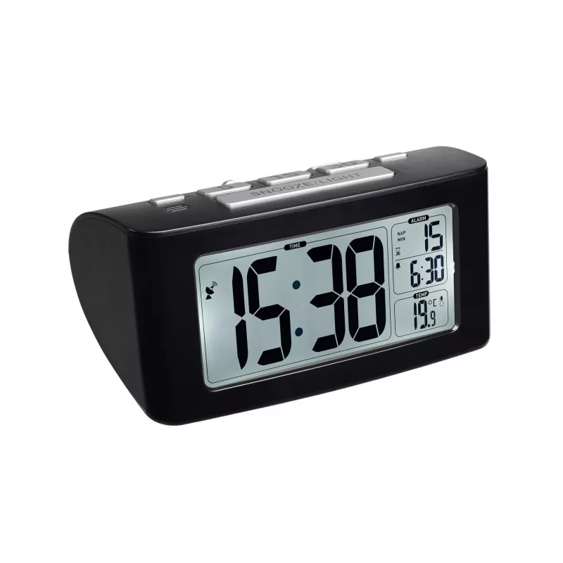 Rádiový budík TFA Dostmann 60.2532.01 černý
