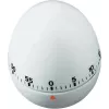 Mechanický kuchyňský časovač ve tvaru vejce TFA DOSTMANN, bílý, 60 minut, zvonkový alarm, 60 x 74 mm 38.1002