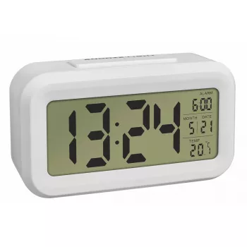 Digitální budík TFA Dostmann 60.2018.02 bílý