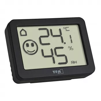 Digitální termohygrometr TFA Dostmann černý (30.5055.01)
