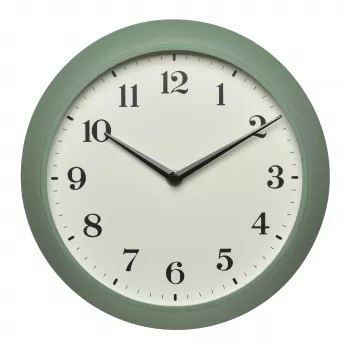 Rádiové nástěnné hodiny TFA Dostmann 60.3540.04 s teploměrem a hygrometrem, mátově zelené