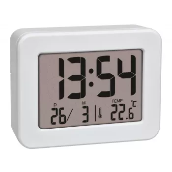 Budík quartzový TFA Dostmann 60.2044.02 bílý
