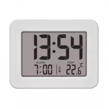 Budík quartzový TFA Dostmann 60.2044.02 bílý